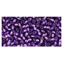 Toho kásagyöngy - 2224 - Silver-Lined Purple - 15/0