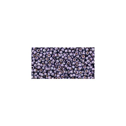 Toho Round Japanese Seed Bead  -  pf567 Metallic Polaris with Permanent Finish  -  size: 15/0