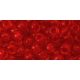 Toho Round Japanese Seed Bead  -  5b  - Transparent Siam Ruby -  size: 6/0