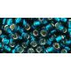 Toho Round Japanese Seed Bead  -  27bd  -  Silver Lined Teal   -  size: 6/0