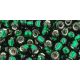 Toho Round Japanese Seed Bead  -  36  -  Silver-Lined Green Emerald  -  size: 6/0