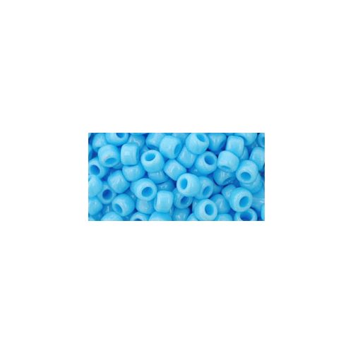 Toho Round Japanese Seed Bead  -  43  -  Opaque Blue Turquoise   -  size: 6/0