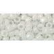 Toho Round Japanese Seed Bead - 121 - Pearl White Luster - size: 6/0