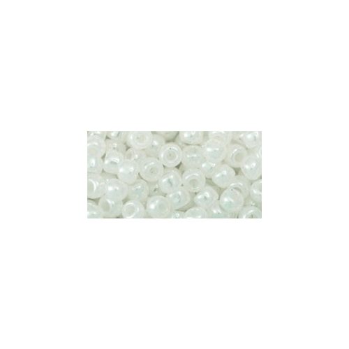 Toho Round Japanese Seed Bead  -  141  -  Ceylon snowflake   -  size: 6/0