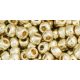 Toho Round Japanese Seed Bead  -  pf558  -  PermaFinish - Galvanized Aluminum   -  size: 6/0