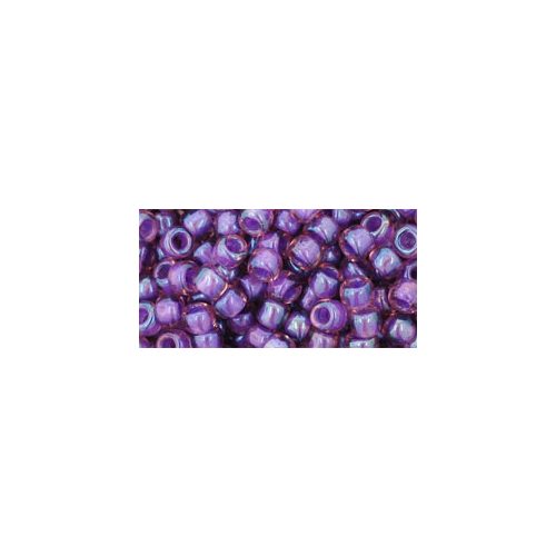 Toho Round Japanese Seed Bead  -  928  -  Purple Lined Rose   -  size: 6/0