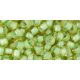 Toho Round Japanese Seed Bead  -  945  -  Mint Julep-Lined Jonquil -  size: 6/0