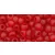 Toho Round Japanese Seed Bead  -  5bf  - Transparent-Frosted Siam Ruby -  size: 8/0