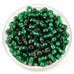 Toho kásagyöngy - 36 - Silver-Lined Green Emerald - 8/0