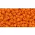 Toho Round Japanese Seed Bead  -  42d  - Opaque Orange -  size: 8/0