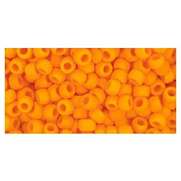 Toho kásagyöngy - 42df - Opaque-Frosted Cantaloupe - 8/0