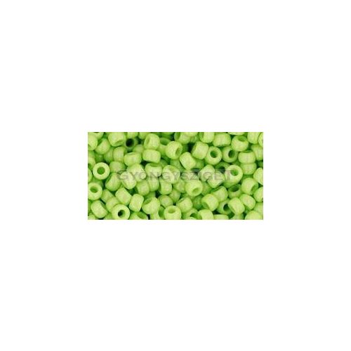 Toho Round Japanese Seed Bead  -  44  -  Opaque Green Apple  -  size: 8/0