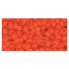 Toho kásagyöngy - 50f - Opaque-Frosted Sunset Orange - 8/0