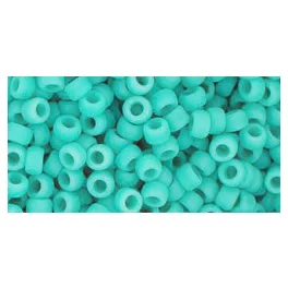Toho kásagyöngy - 55f - Opaque-Frosted Turquoise - 8/0