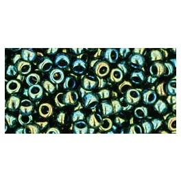 Toho kásagyöngy - 84 - Metallic Iris - Green Brown - 8/0