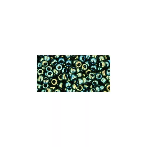 Toho kásagyöngy - 84 - Metallic Iris - Green Brown - 8/0