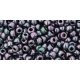 Toho Round Japanese Seed Bead  -  90  -  Metallic Amethyst Gunmetal  -  size: 8/0