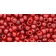 Toho Round Japanese Seed Bead  -  125  -  Opaque Cherry Luster  -  size: 8/0 