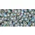 Toho kásagyöngy - 176 - Transparent-Rainbow Black Diamond - 8/0
