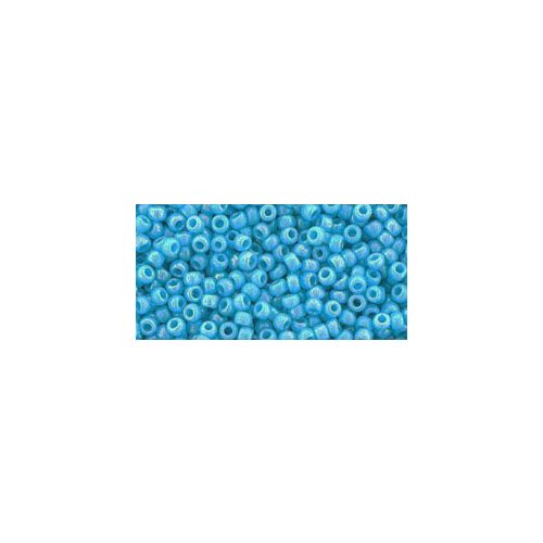 Toho Round Japanese Seed Bead  -  403  -  Rainbow Blue Turquoise  -  size: 8/0