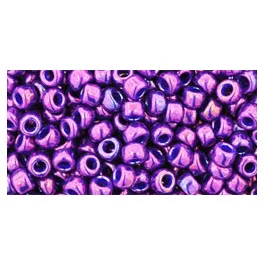 Toho kásagyöngy - 461 - Higher Metallic Grape - 8/0