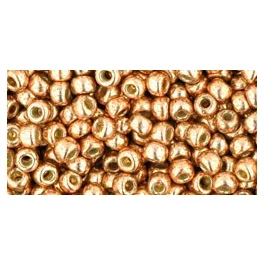   Toho kásagyöngy - pf551 - PermaFinish Galvanized Rose Gold - 8/0