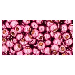   Toho kásagyöngy - pf553 - PermaFinish - Galvanized Pink Lilac - 8/0