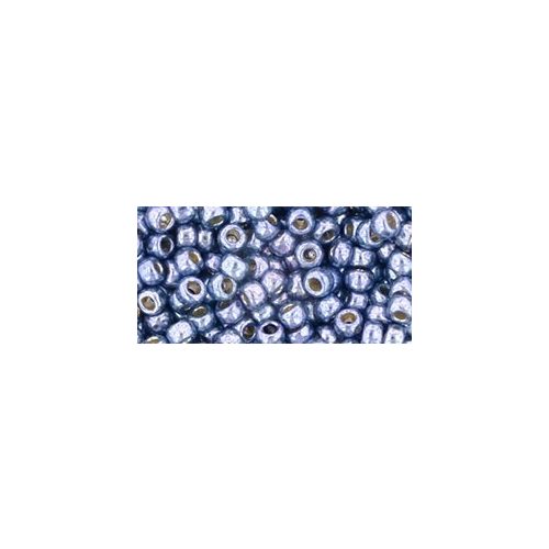 Toho Round Japanese Seed Bead - pf567 - Galvanized Metallic Polaris Permanent Finish - size: 8/0