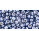 Toho Round Japanese Seed Bead - pf567 - Galvanized Metallic Polaris Permanent Finish - size: 8/0