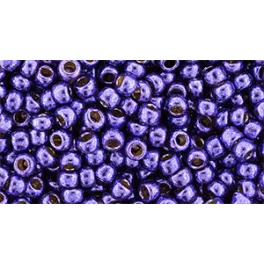   Toho kásagyöngy - pf581 - PermaFinish - Galvanized Violet - 8/0
