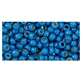   Toho kásagyöngy - pf583f - PermaFinish - Matte Galvanized Caribbean Blue - 8/0