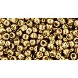   Toho kásagyöngy - pf592 - PermaFinish - Galvanized Golden Fleece - 8/0