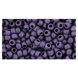   Toho kásagyöngy - y612 - Hybrid Metallic Suede Sugar Plum- 8/0