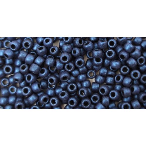 Toho Round Japanese Seed Bead  -  y613  -  Hybrid mettalic suede Blue  -  size: 8/0