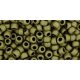 Toho Round Japanese Seed Bead  -  617  -  Matt Metallic Olive  -  size: 8/0