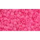 Toho kásagyöngy - 978 - Luminous Neon Pink Lined Crystal - 8/0