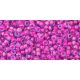 Toho kásagyöngy - 980 - Neon Pink-Lined Luminous Lt Sapphire - 8/0