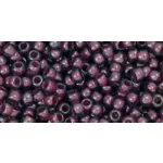 Toho kásagyöngy - 1076 - Magenta Lined Gray - 8/0