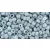 Toho Round Japanese Seed Bead  -  1205 -  Marbled Opaque White/Blue- size: 8/0