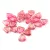 CzechMates 2 Hole Triangle Czech Glass Bead - Transparent Rose Golden Shine - 6mm