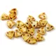 CzechMates 2 Hole Triangle Czech Glass Bead - Alabaster Travertine - 6mm