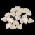 CzechMates 2 Hole Triangle Czech Glass Bead - White Beige Luster - 6mm