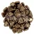 CzechMates 2 Hole Triangle Czech Glass Bead - Sötét bronz -6mm