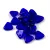 CzechMates 2 Hole Triangle Czech Glass Bead - Sapphire -6mm