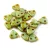 CzechMates 2 Hole Triangle Czech Glass Bead - Mint Green Travertine - 6mm