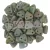 CzechMates 2 Hole Triangle Czech Glass Bead - turquoise copper picasso - 6mm