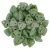 CzechMates 2 Hole Triangle Czech Glass Bead - Telt türkiz picasso -6mm
