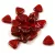 CzechMates 2 Hole Triangle Czech Glass Bead - Bronze Luster Red Wine -6mm