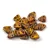 CzechMates 2 Hole Triangle Czech Glass Bead - Opaque Sunflower Travertine - 6mm