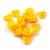 CzechMates 2 Hole Triangle Czech Glass Bead - Opaque Sunflower -6mm
